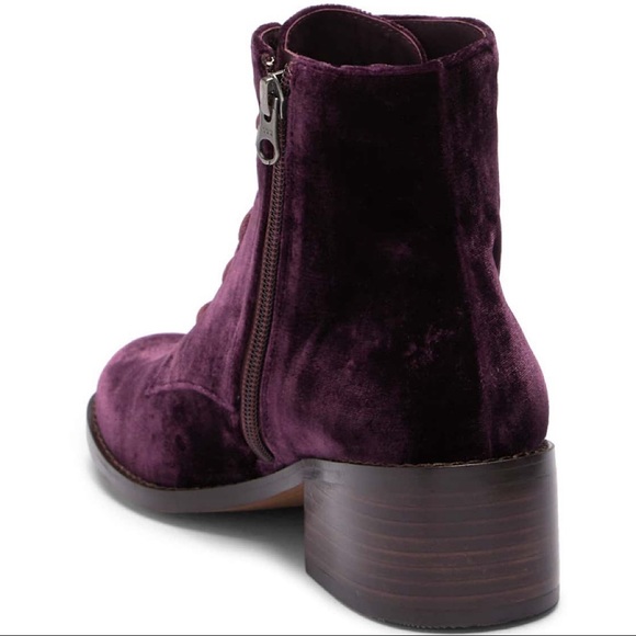 Linea Paolo Fame Velvet Ankle Boot - Picture 2 of 5